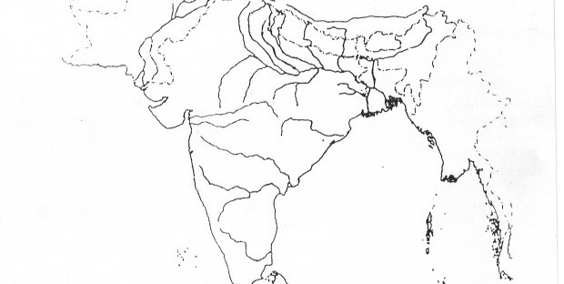 ICSE Geography: Sample India Map Outline | Helpline for ICSE Students (Class 10) @icsehelpline101